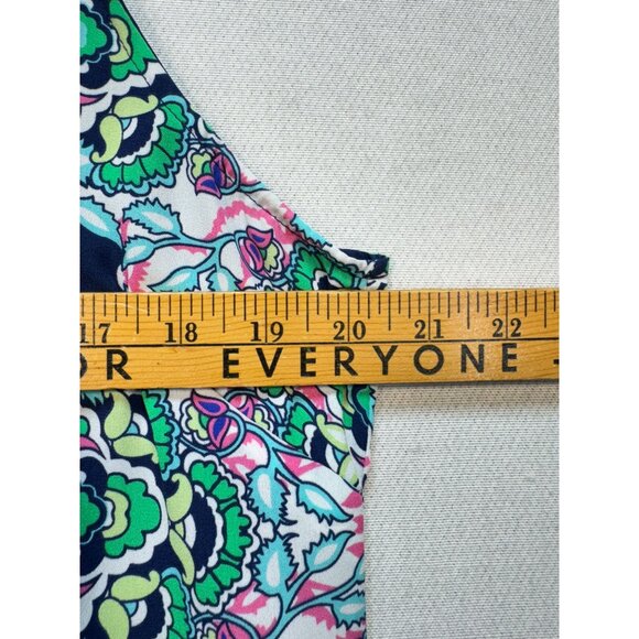 Artisan Ny Women's Mini Shift Dress Sleeveless Size 12 Multicolor Aztec Boho - Picture 8 of 9